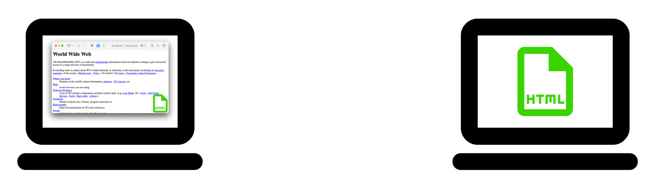 HTTP-Webseitenaufruf, Schritt 3: Die Webseite ist angekommen